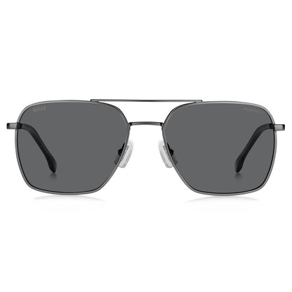 Gray Metal Sunglasses