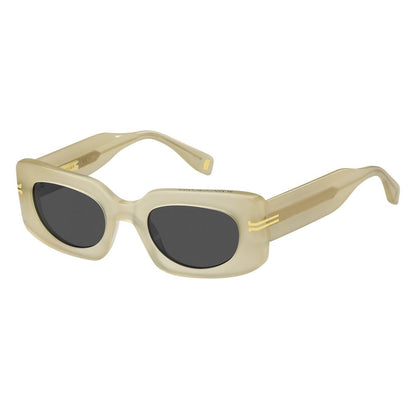 Beige Acetate Sunglasses