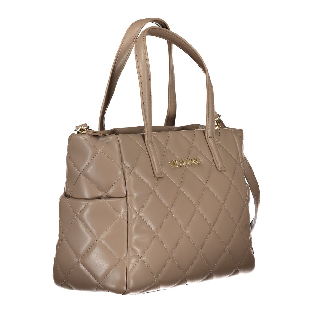 Brown Polyethylene Handbag