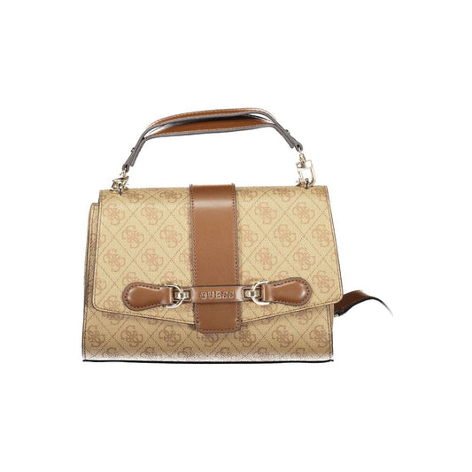 Beige Polyethylene Handbag