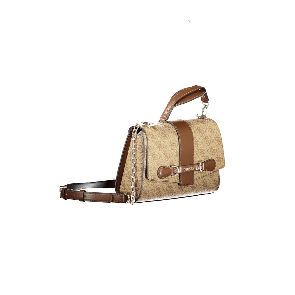 Beige Polyethylene Handbag