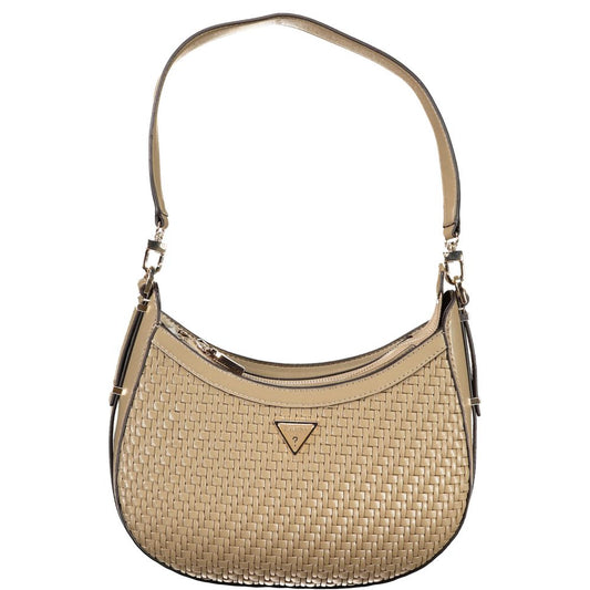 Beige Polyethylene Handbag