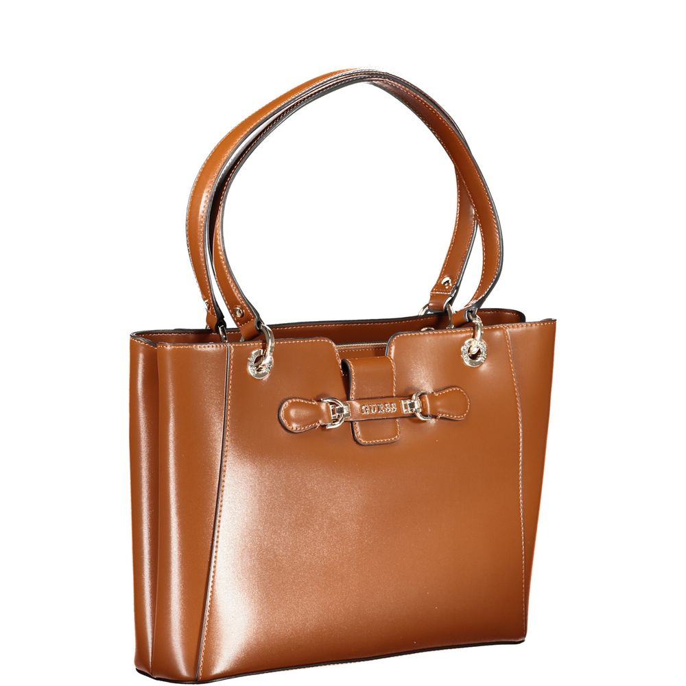 Brown Polyethylene Handbag