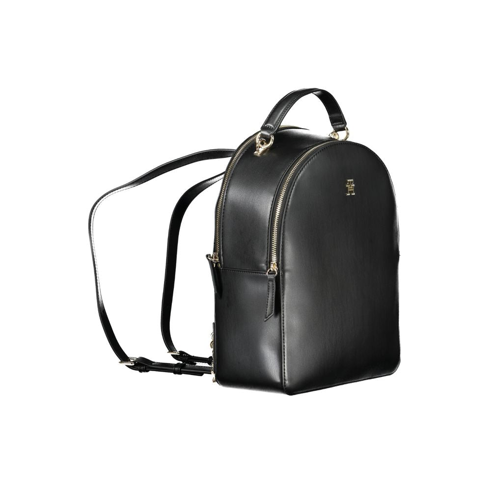 Black Polyethylene Backpack