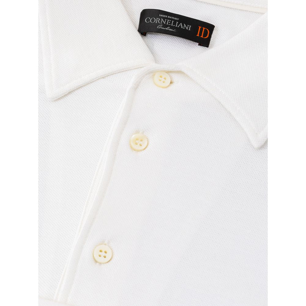 White Cotton Polo Shirt