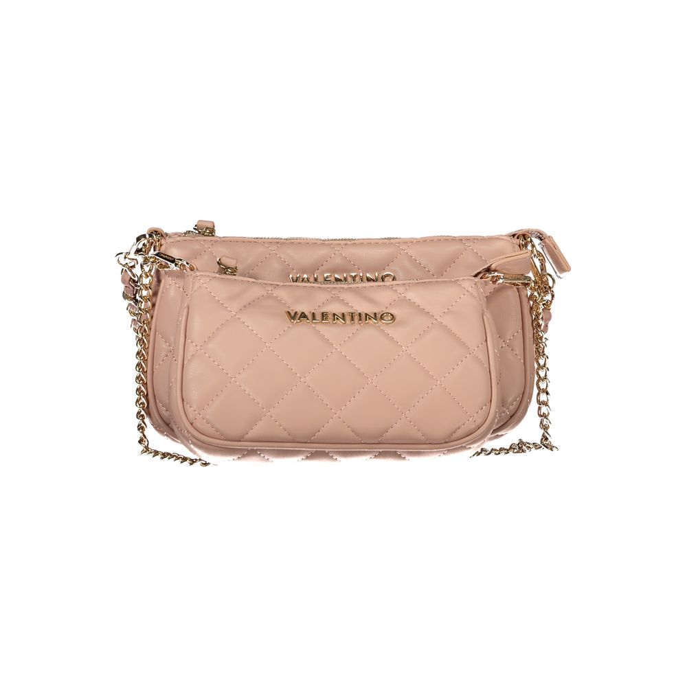 Pink Polyethylene Handbag