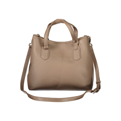 Brown Polyethylene Handbag