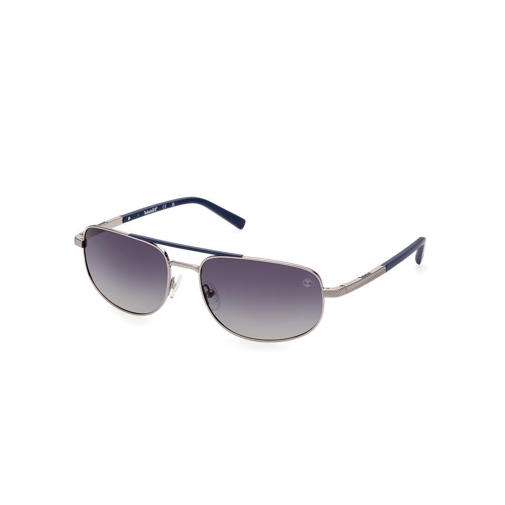 Gray Metal Sunglasses