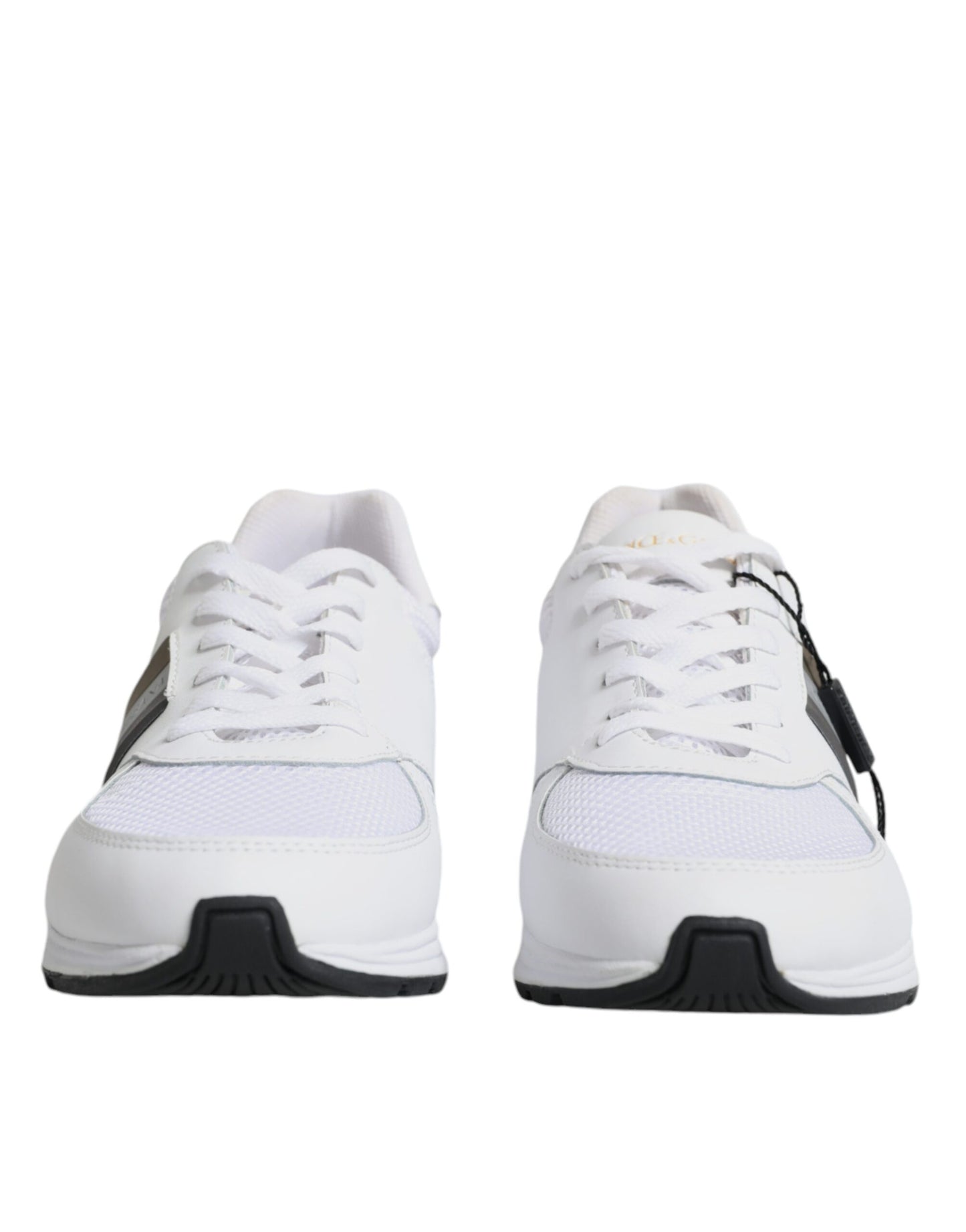 White Logo Leather Casual Sneakers Shoes