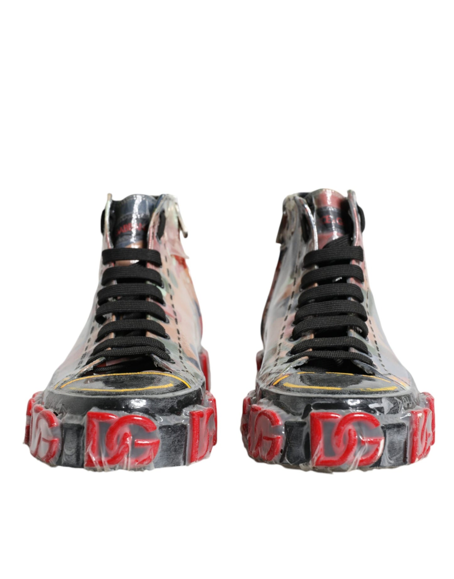 Multicolor Camouflage High Top Sneakers Shoes