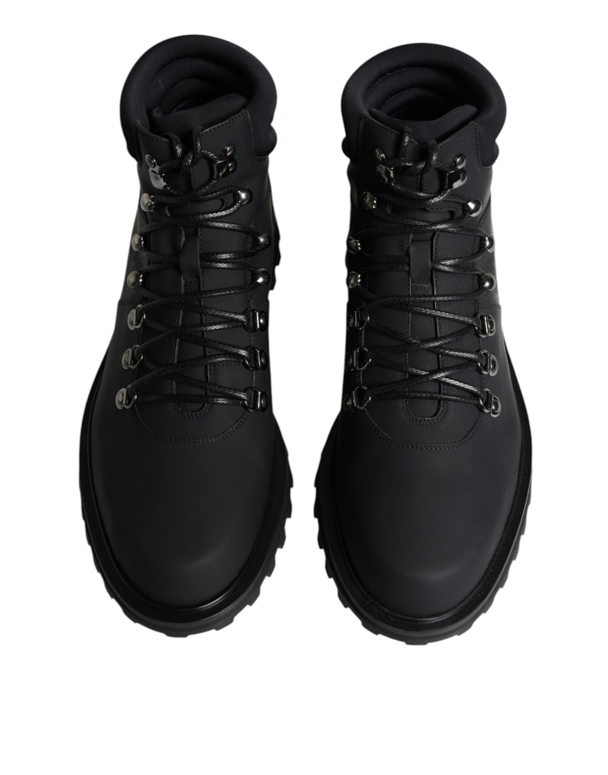 Black Ankle Boots Vulcano Trekking Shoes