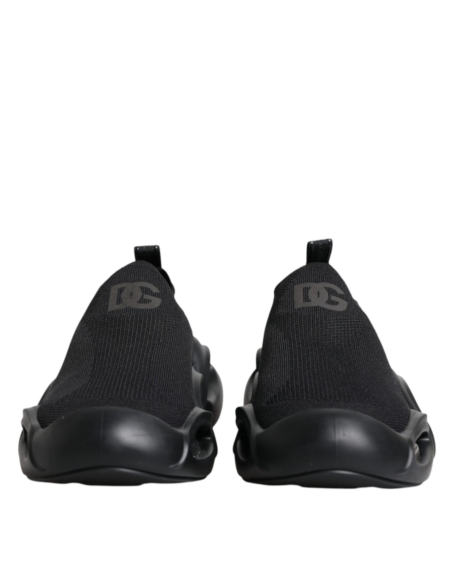 Black Slip On Wave Low Top Men Sneakers Shoes