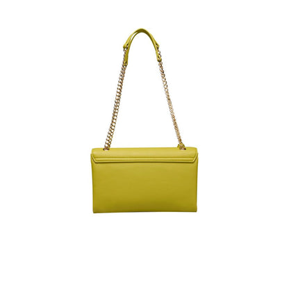 Yellow Polyethylene Women Crossbody Bag