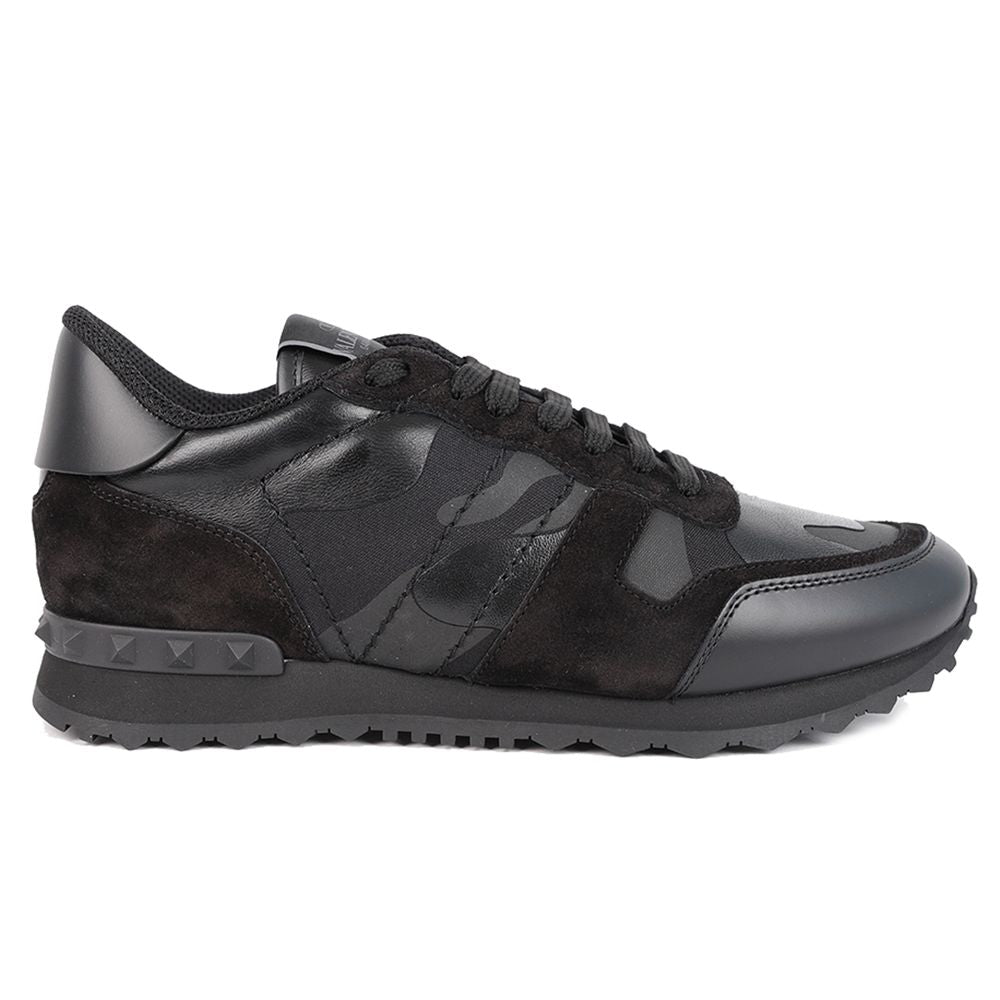 Black Calfskin Men Sneaker