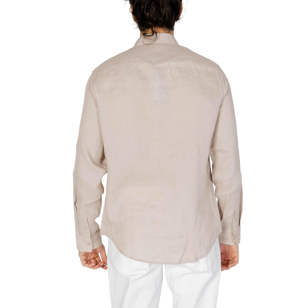 Beige Linen Shirt