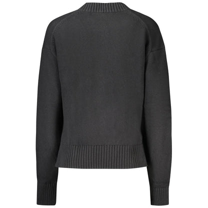 Black Cotton Sweater