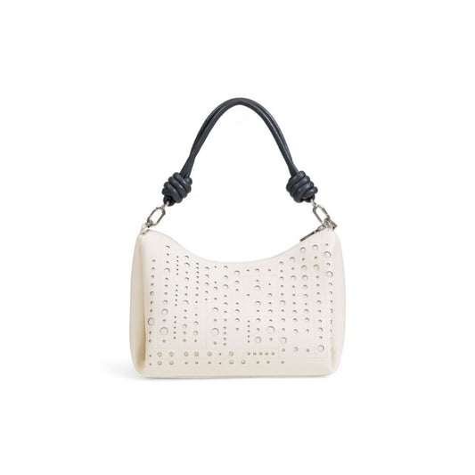 Beige Polyethylene Handbag