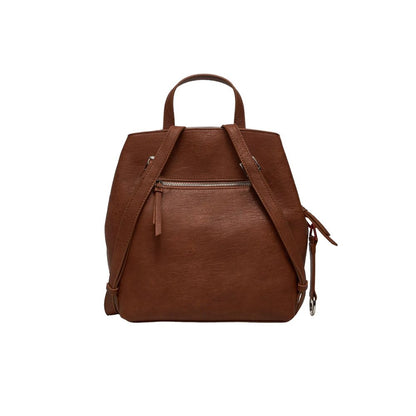 Brown Polyethylene Backpack