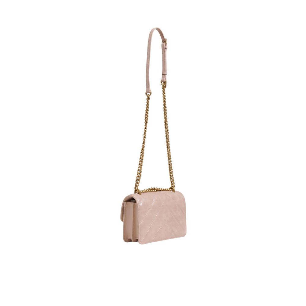 Pink Leather Handbag