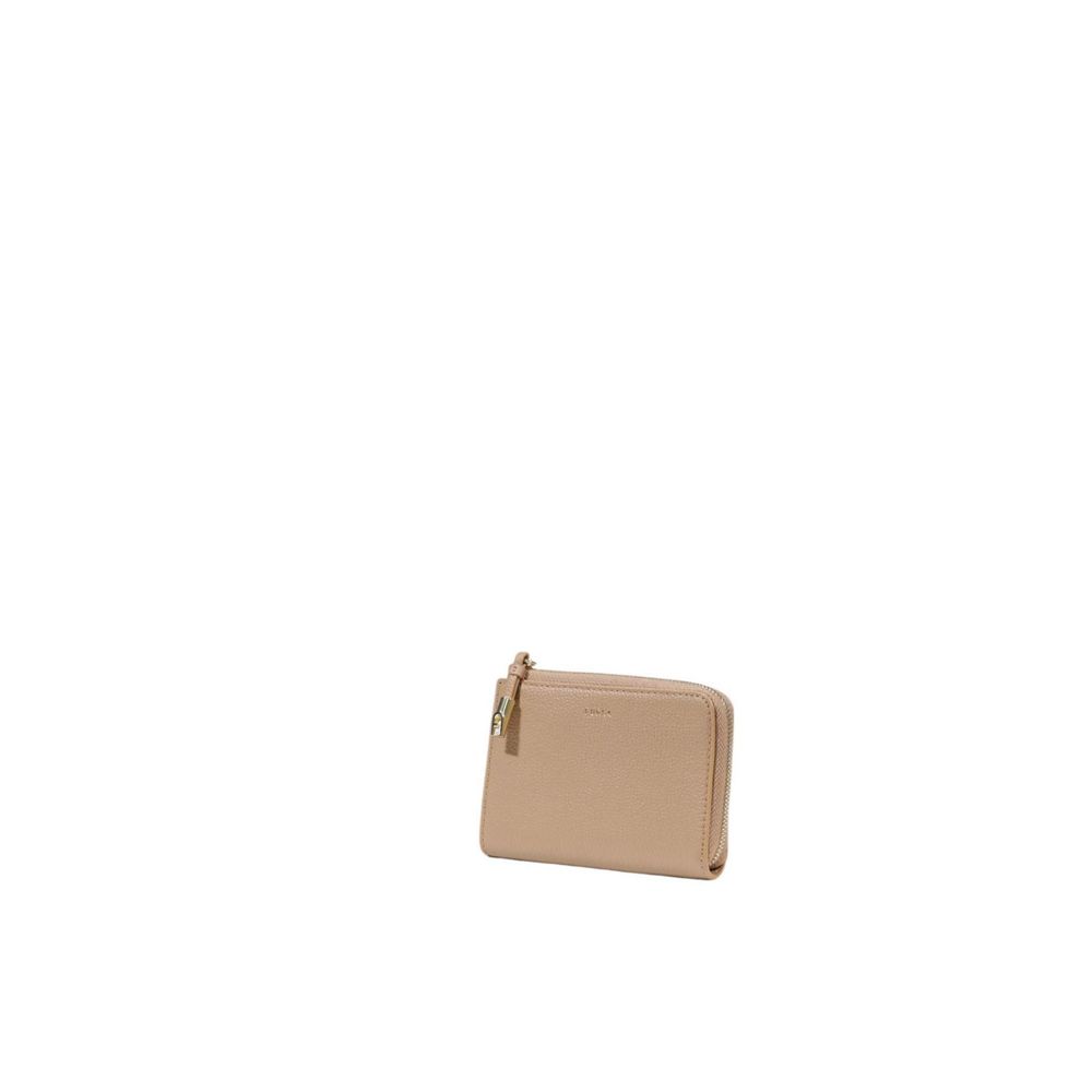 Beige Leather Wallet