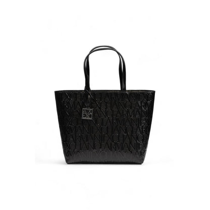 Black Polyester Handbag