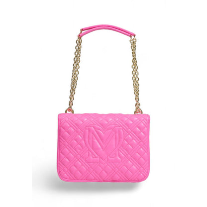 Pink Polyethylene Handbag