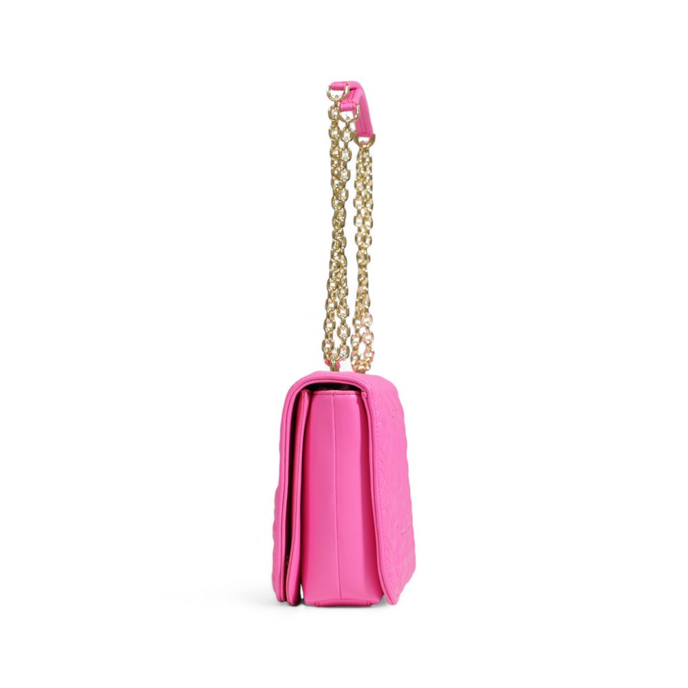 Pink Polyethylene Handbag