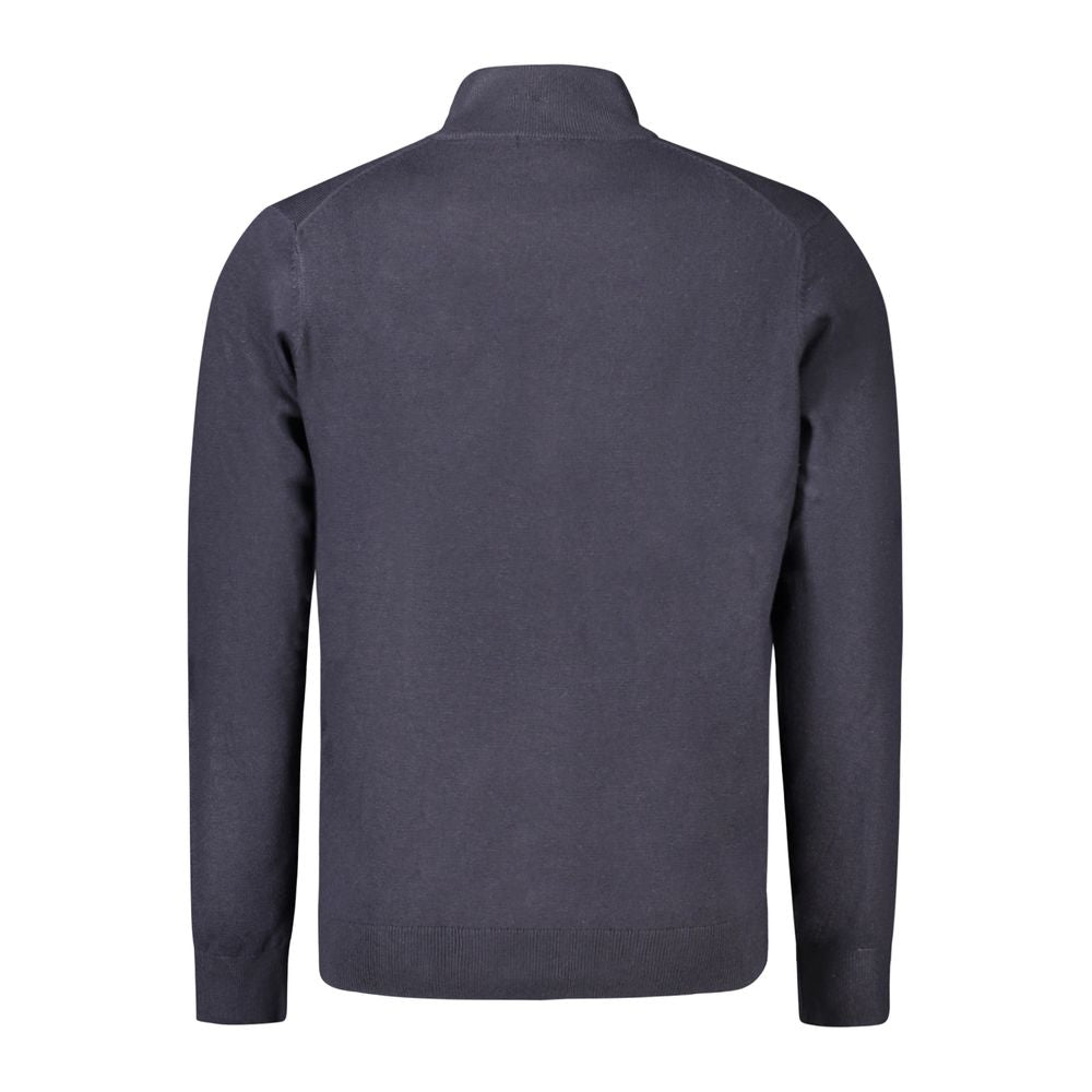 Blue Polyester Sweater