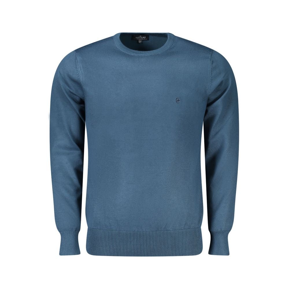 Blue Nylon Sweater