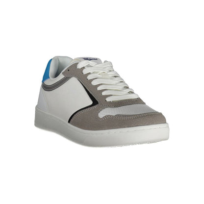 White Polyester Sneaker