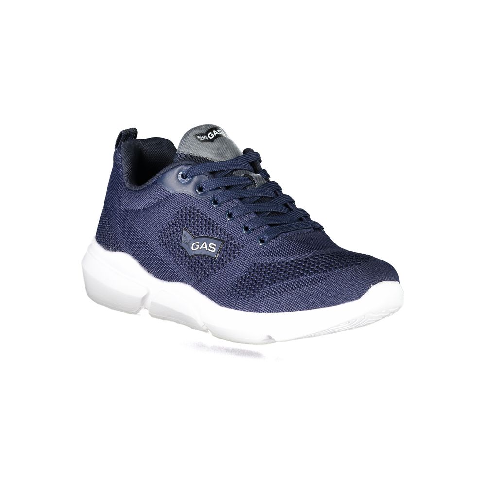 Blue Polyester Sneaker