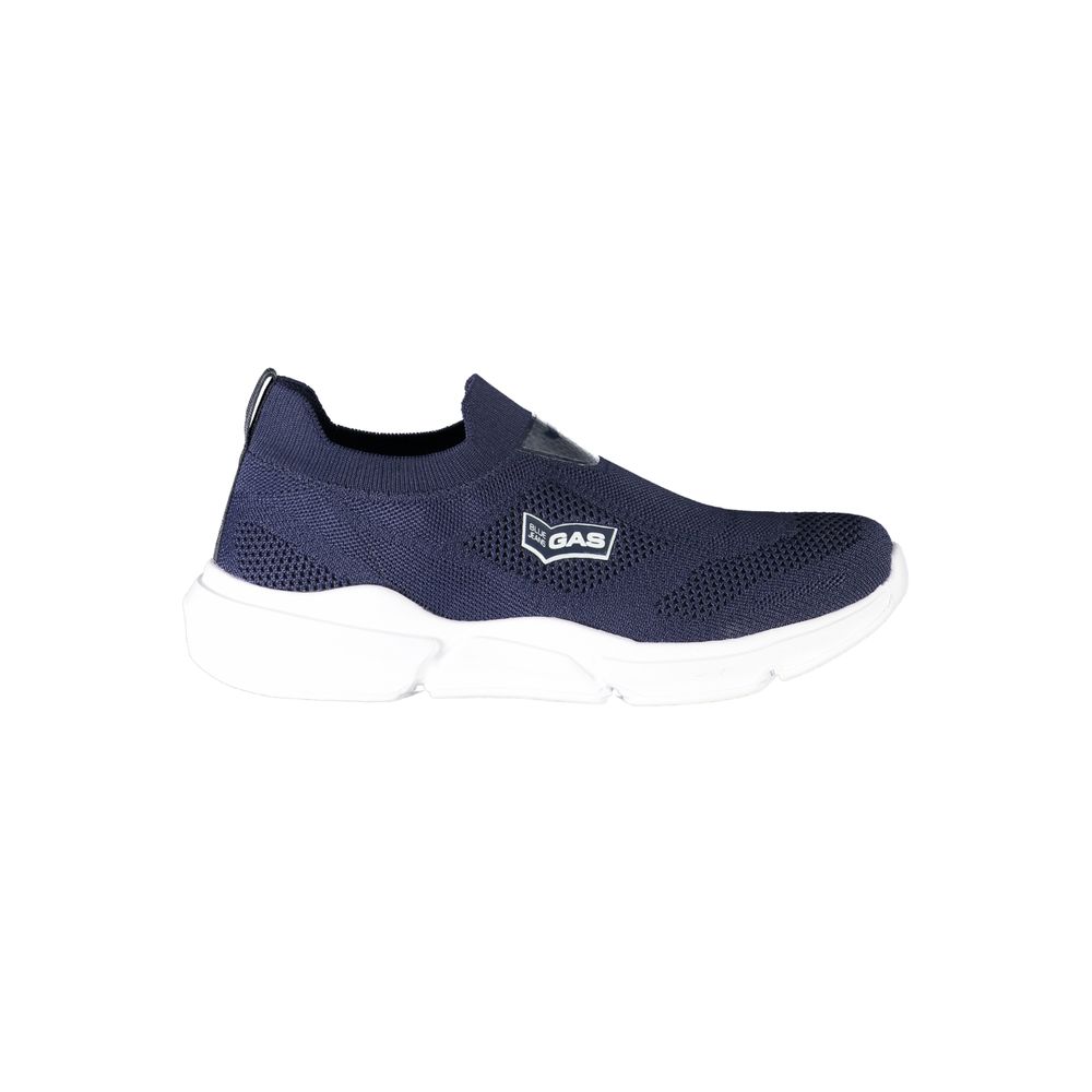 Blue Polyester Sneaker