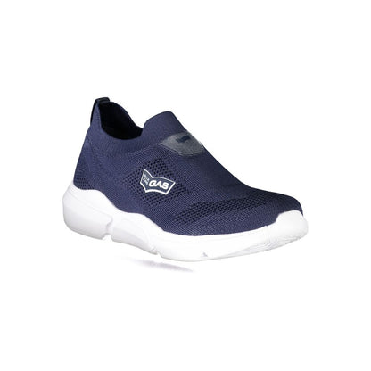 Blue Polyester Sneaker