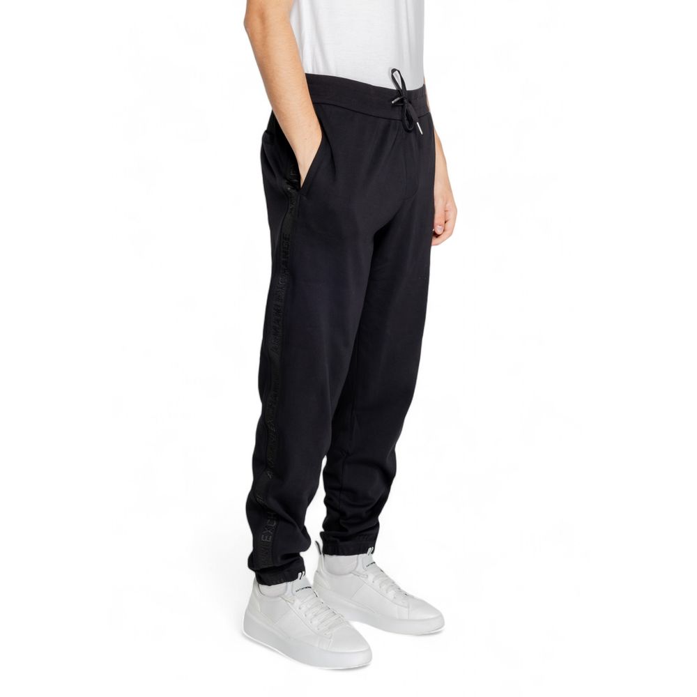 Black Cotton Jeans & Pant