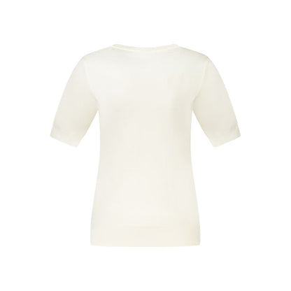 White Viscose Women Sweater