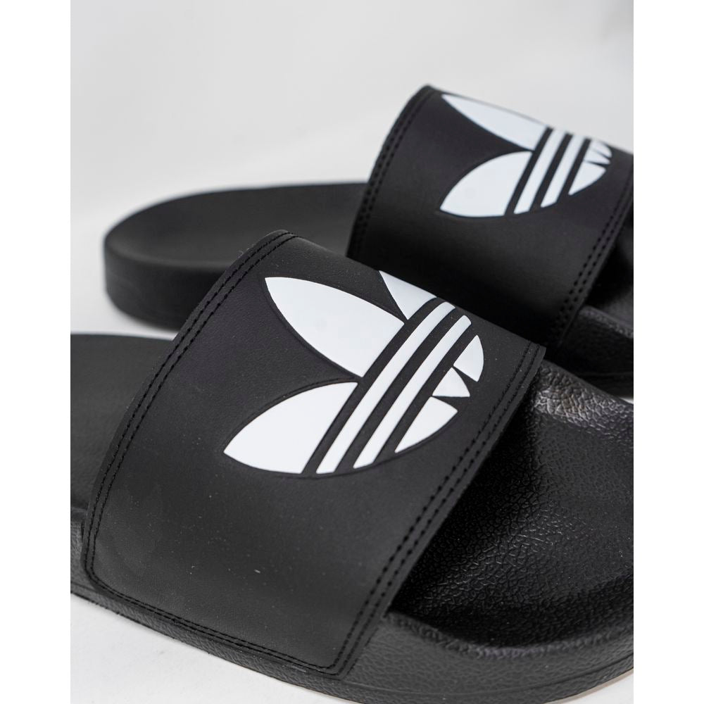 Black Polyester Sandal