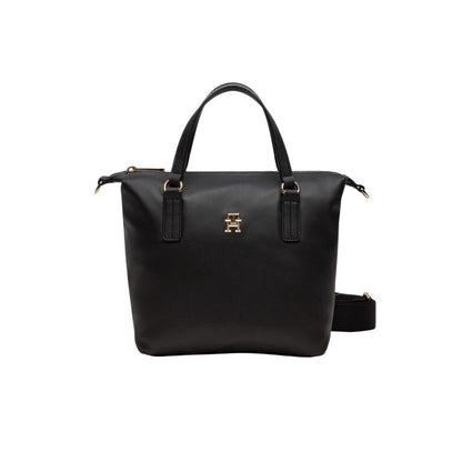 Black Recycled Polyester Handbag