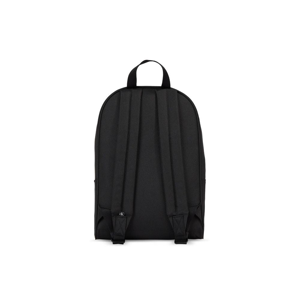 Black Recycled Polyester Backpack