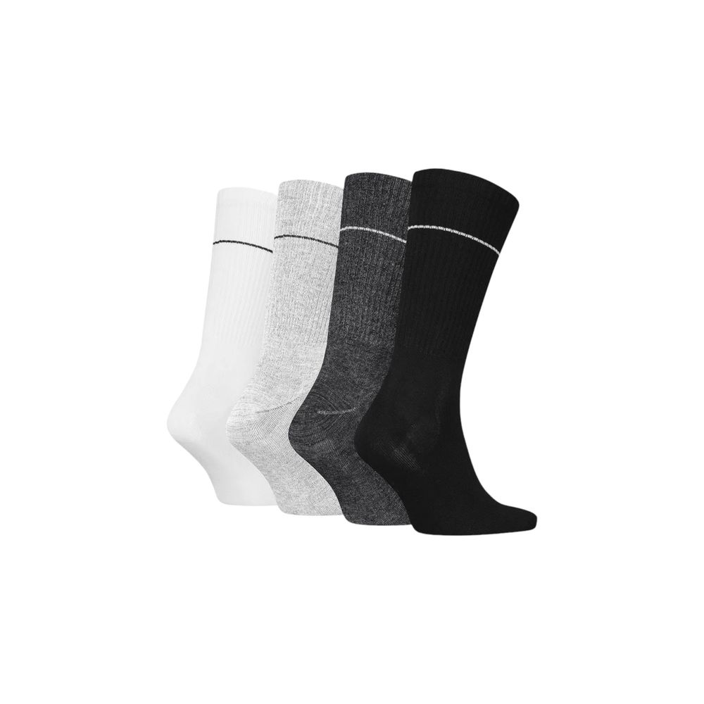 Black And White Cotton Sock