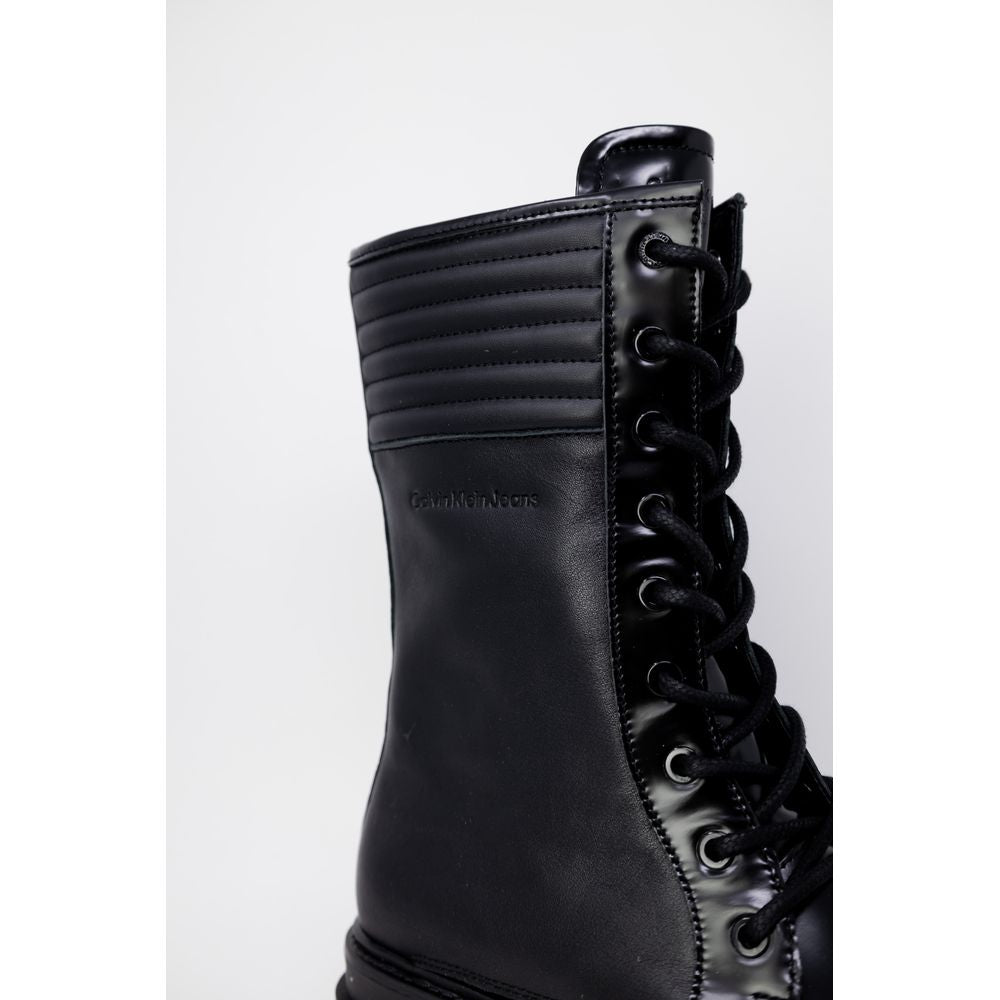 Black Leather Boot