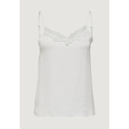 White Polyester Tops & T-Shirt