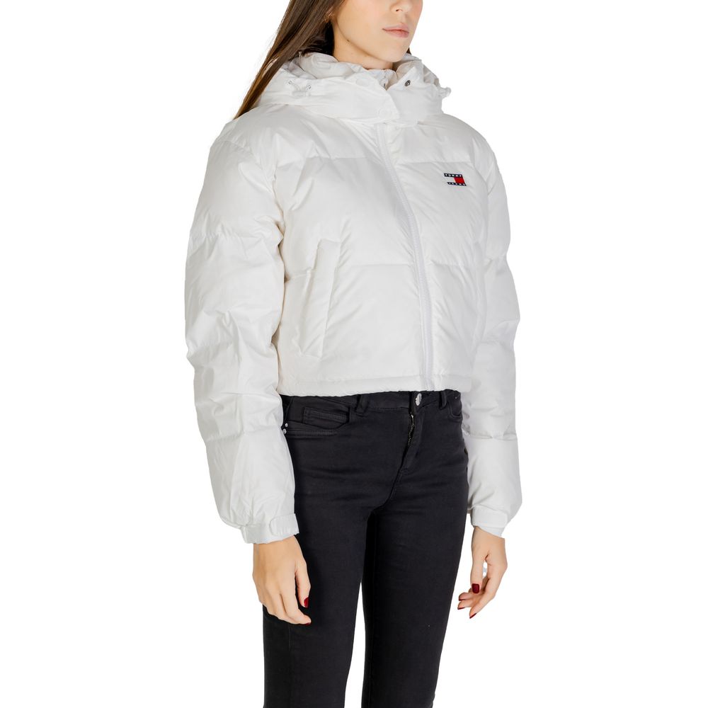 White Recycled Polyester Jackets & Coat