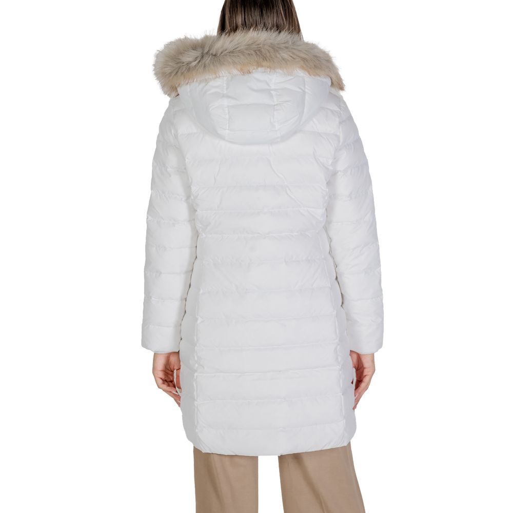 White Recycled Polyester Jackets & Coat