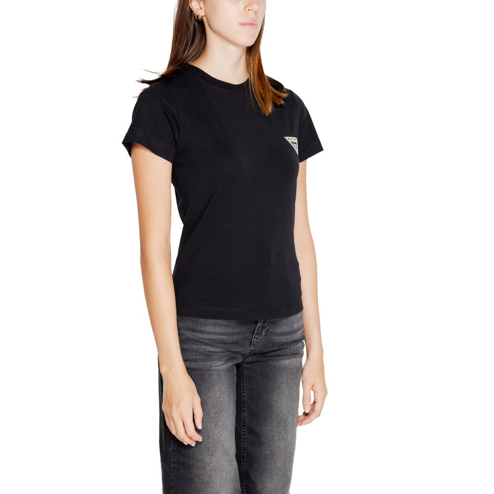 Black Cotton Tops & T-Shirt