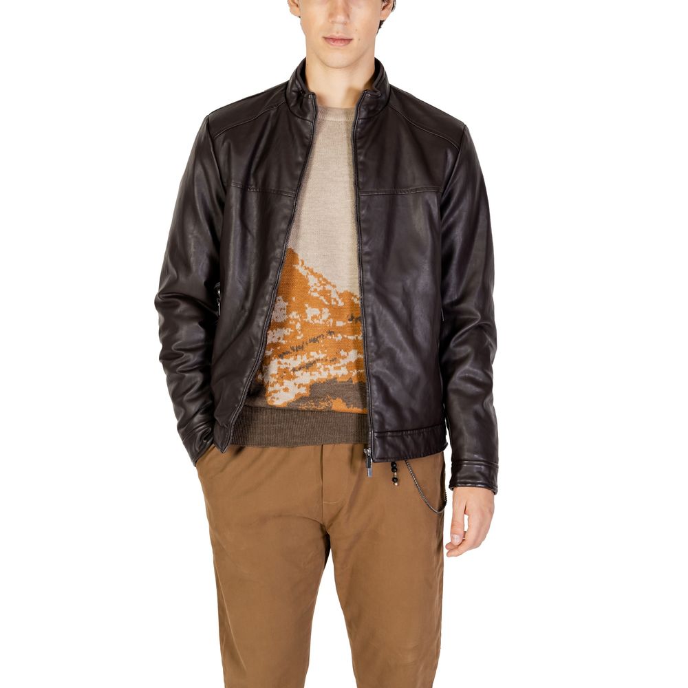 Brown Viscose Jacket