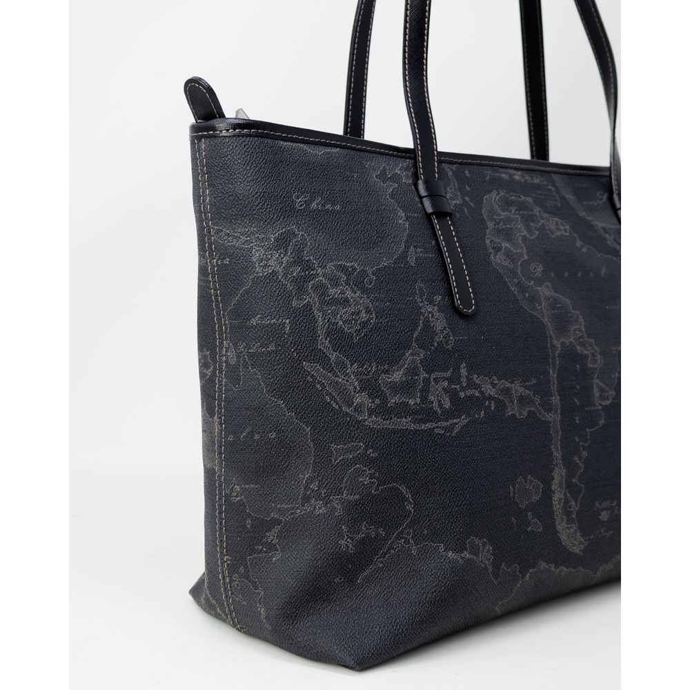 Black Polyester Handbag