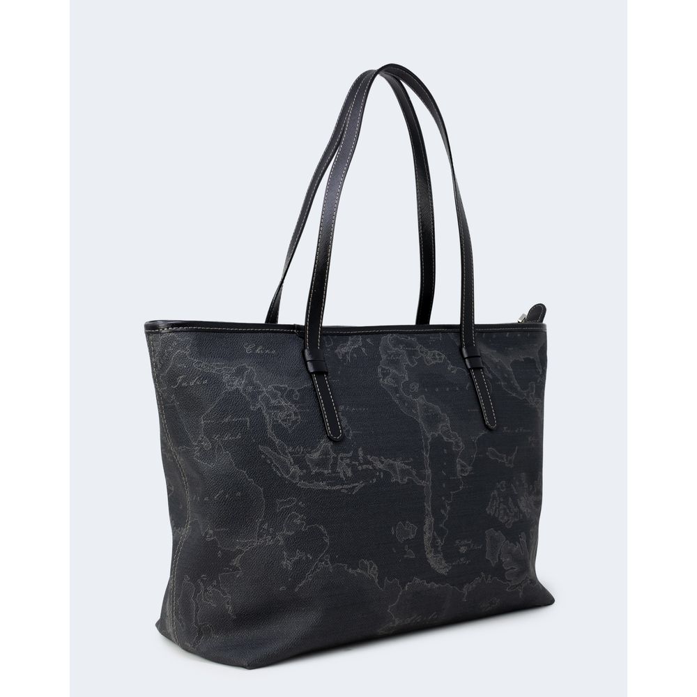 Black Polyester Handbag