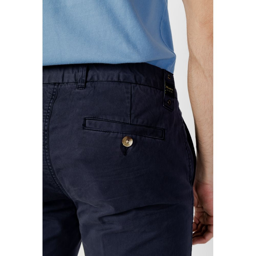 Blue Cotton Jeans & Pant