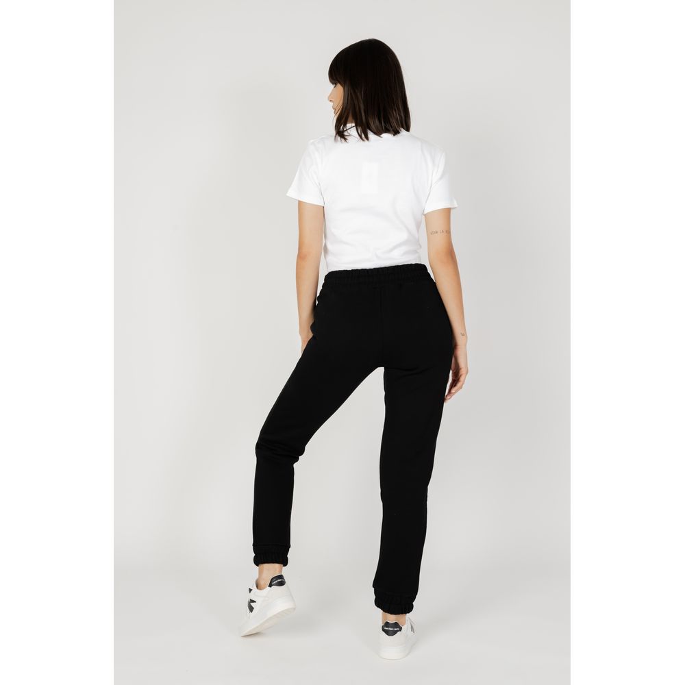 Black Cotton Jeans & Pant