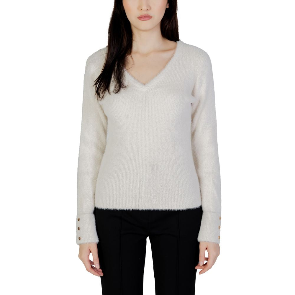 Cream Polyamide Sweater